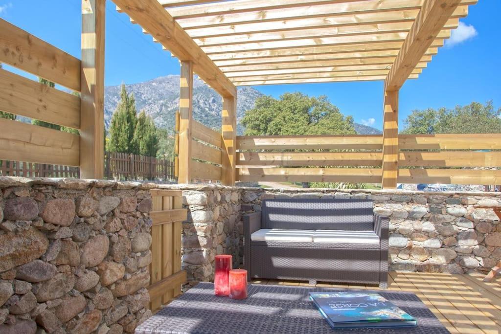 Le Capu Biancu-Location Avec Vue Proche Des Gorges De L Asco Entre Mer Et Montagne Moltifao Kültér fotó