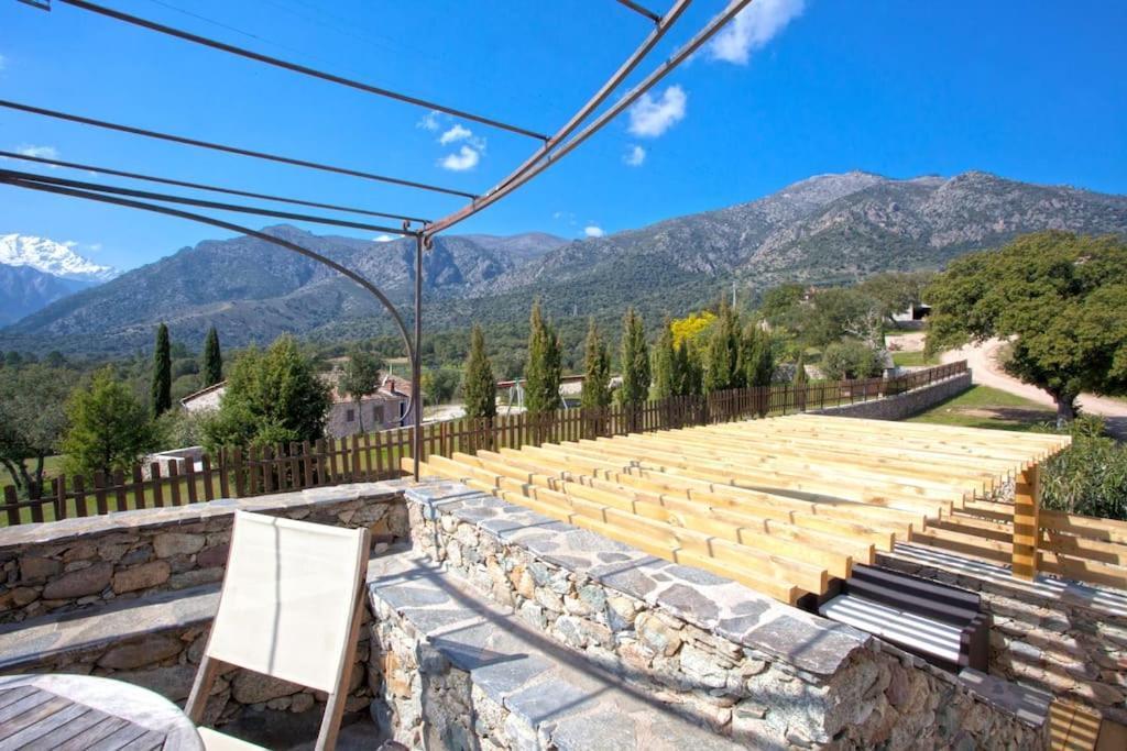 Le Capu Biancu-Location Avec Vue Proche Des Gorges De L Asco Entre Mer Et Montagne Moltifao Kültér fotó
